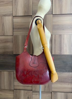 Guitar Detail Handmade Shoulder Bag