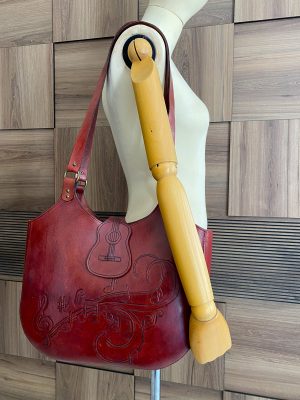 Guitar Detail Handmade Shoulder Bag3