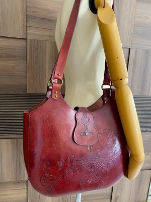 Guitar Detail Handmade Shoulder Bag4