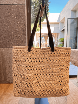 XL Handmade Crochet Bag – Fashionable, Durable & Spacious Accessory