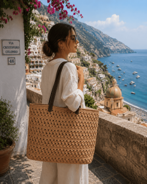 Large Handmade Crochet Tote Bag for Women2