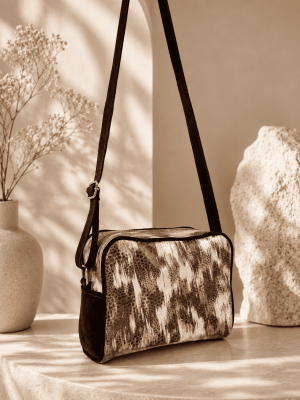 Camouflage Genuine Leather Shoulder Bag for Women4