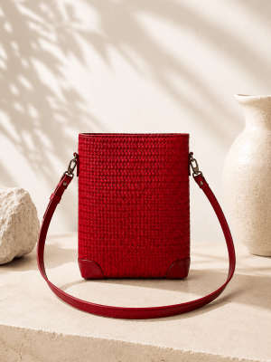 Handmade Lepironia Woven Crossbody Bag for Women2